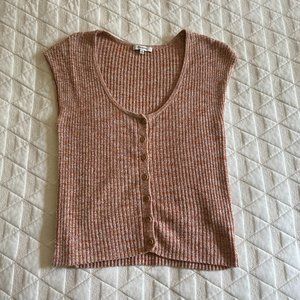 Sleeveless Madewell knit top